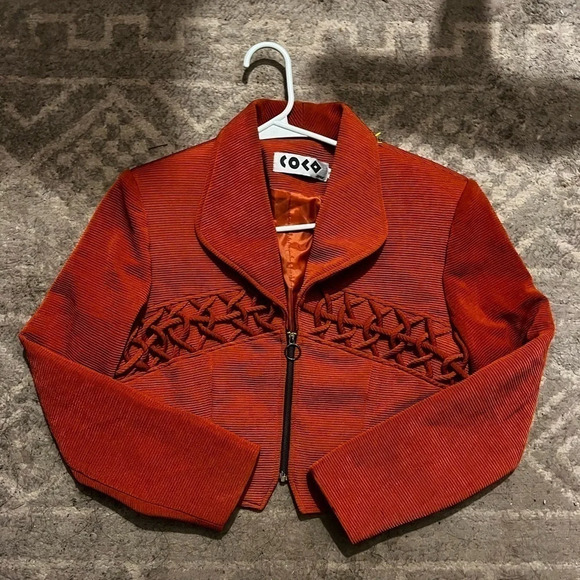 coco japan Jackets & Blazers - Vintage style cropped jacket